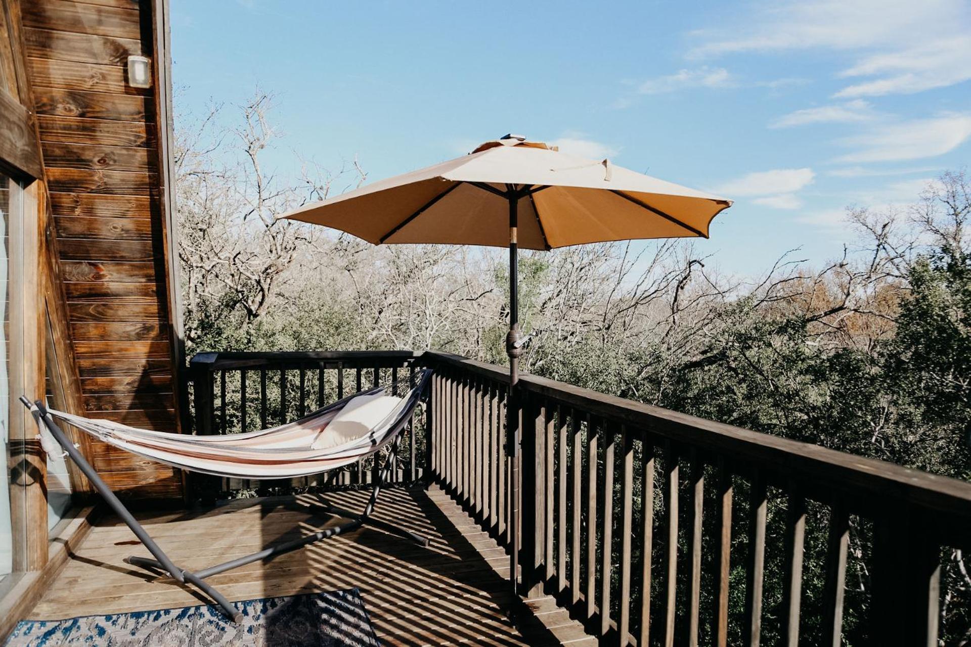 The Maverick: A-Frame W/ Hammock And Tree Top View New Braunfels Exterior foto